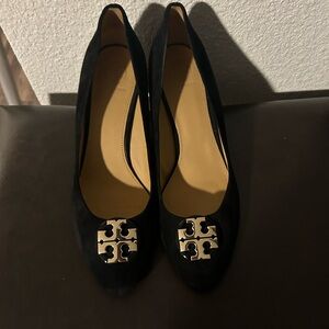 Tory Burch, Wedge Suede, Pumps, Size 8